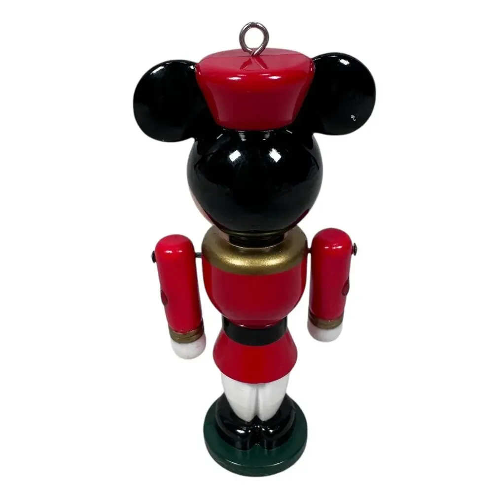 Vintage Mickey Mouse‎ Nutcracker Christmas Ornament Plastic Hanging Collectable